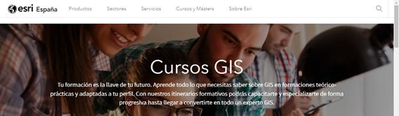 Portal de formació cursos presencials Esri Espanya