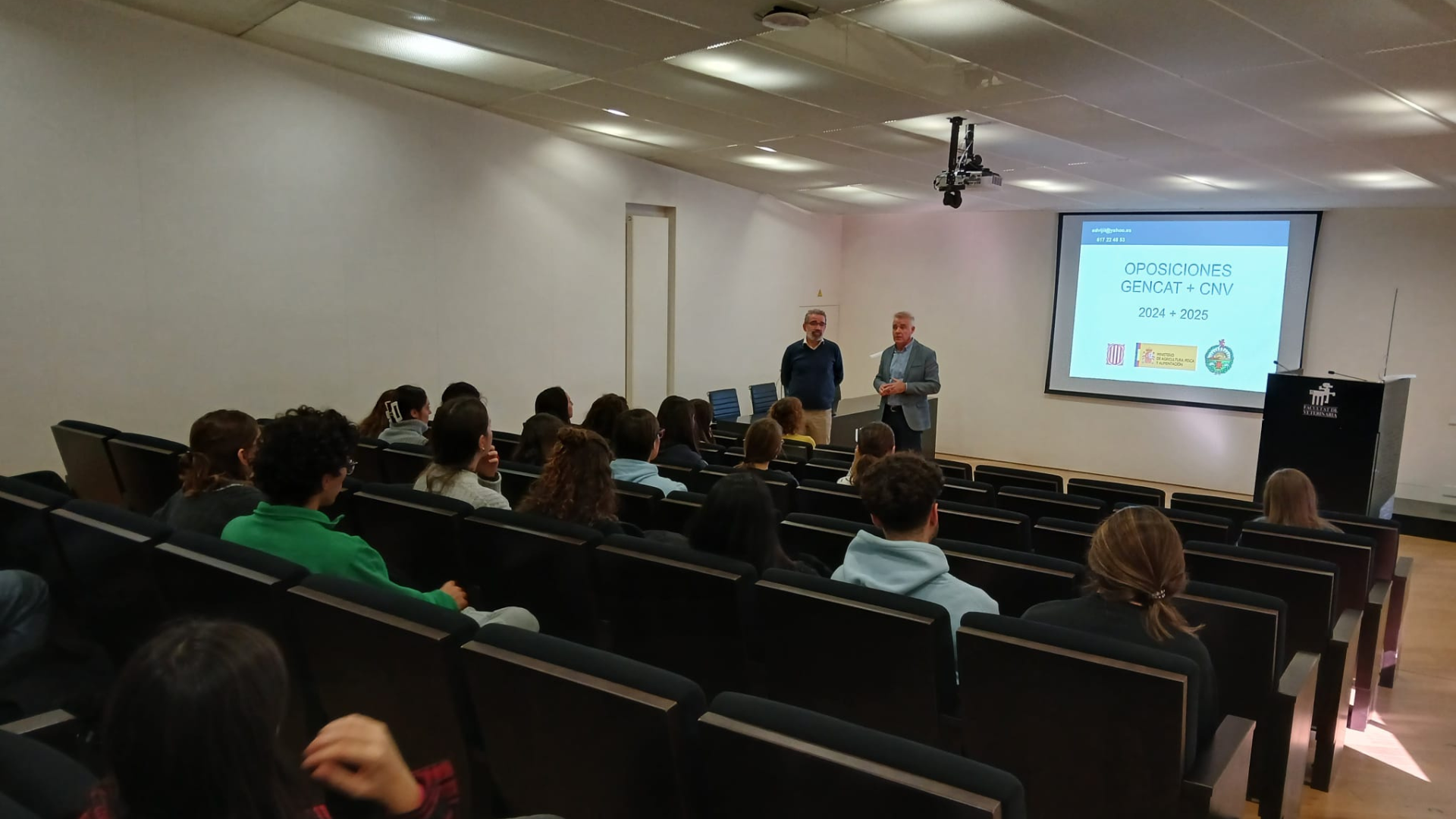 Sala de Graus a la Facultat