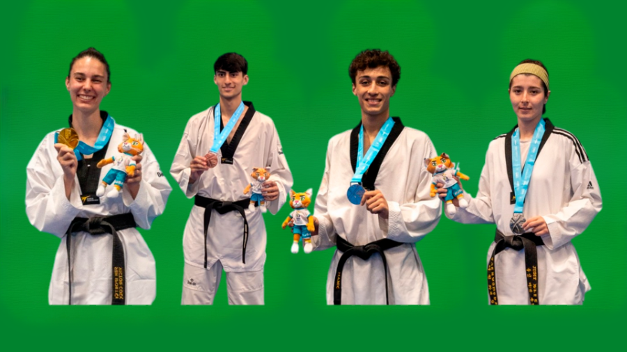 Estudiants que han guanyat medalla al Campionat d'Europa Universitari. Taekwondo