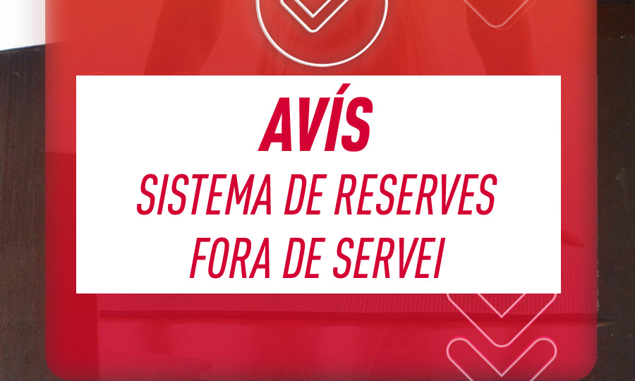 avís no reserves