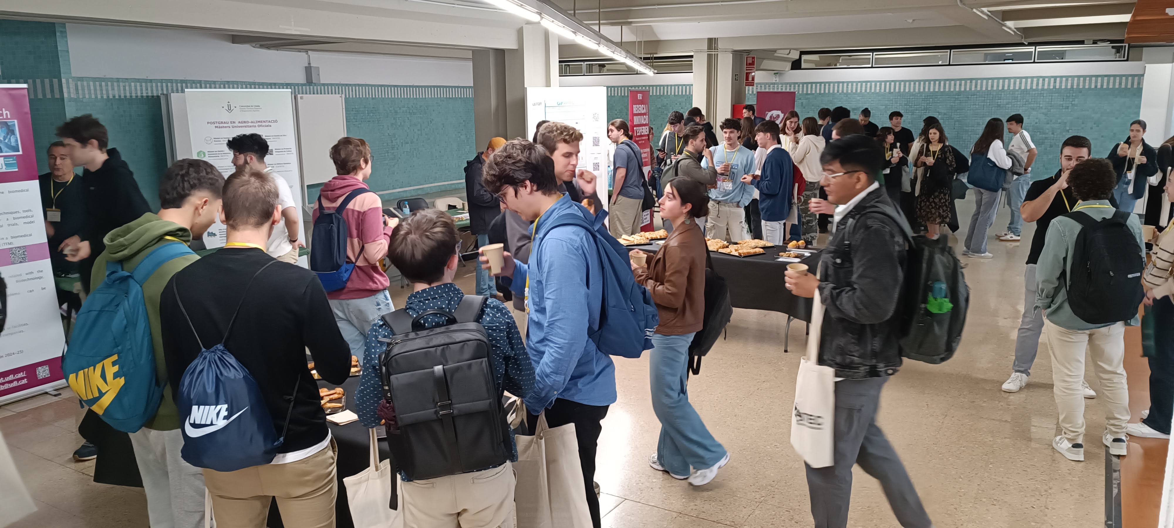 Fotografia durant les jorandes a la Facultat de Biociènices 