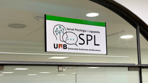 Cartel de la puerta del SPL