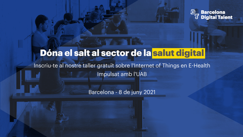 Cartell Barcelona Digital Talent, taller sobre IoT