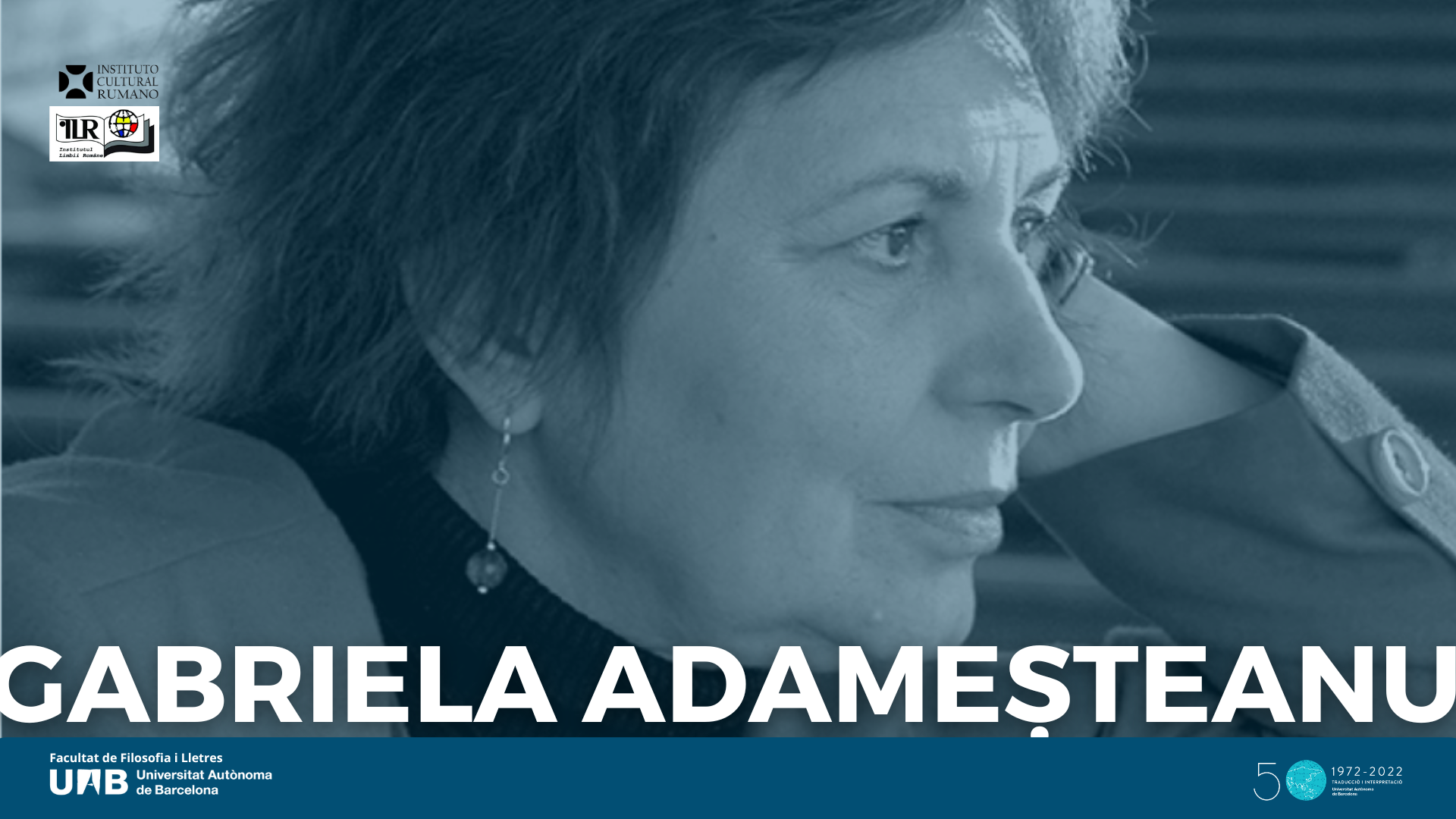 Trobada Amb Lescriptora Romanesa Gabriela Adamesteanu Facultat De