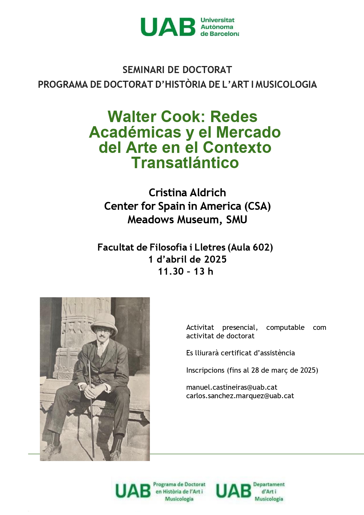 Cartell Seminari Doctorat WalterCook