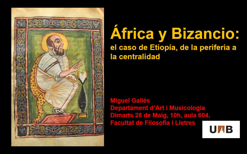 Cartelll conferencia Africa i Bizancio