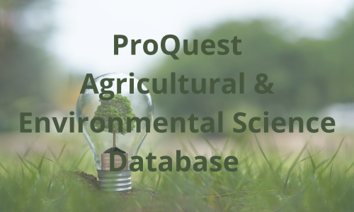 Logotip de la font Agricultural and Environmental Science Database