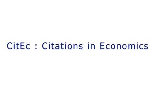 Logotip de la font CitEc: Citations in Economics