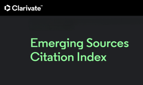 Logotip de la font Emerging Sources Citation Index