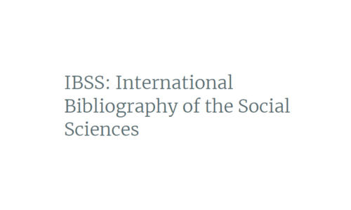 Logotip de la font International Bibliography of the Social Sciences