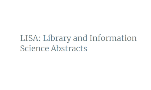 Logotip de la font Library and information science abstracts (LISA)