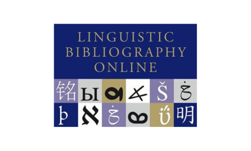 Logotip de la font Linguistic Bibliography Online