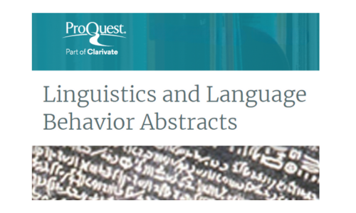 Logotip de la font Linguistics and Language Behavior Abstracts