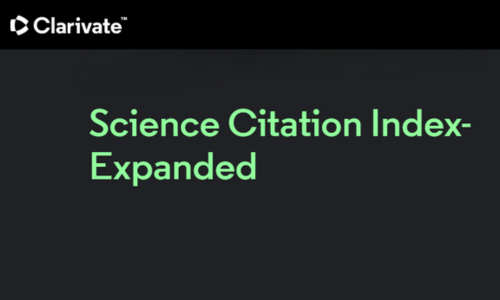 Logotip de la font Science Citation Index Expanded (SCIE)