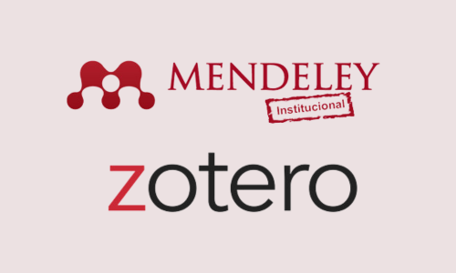 imatge amb els logos dels gestors bibliogràfics Mendeley i Zotero