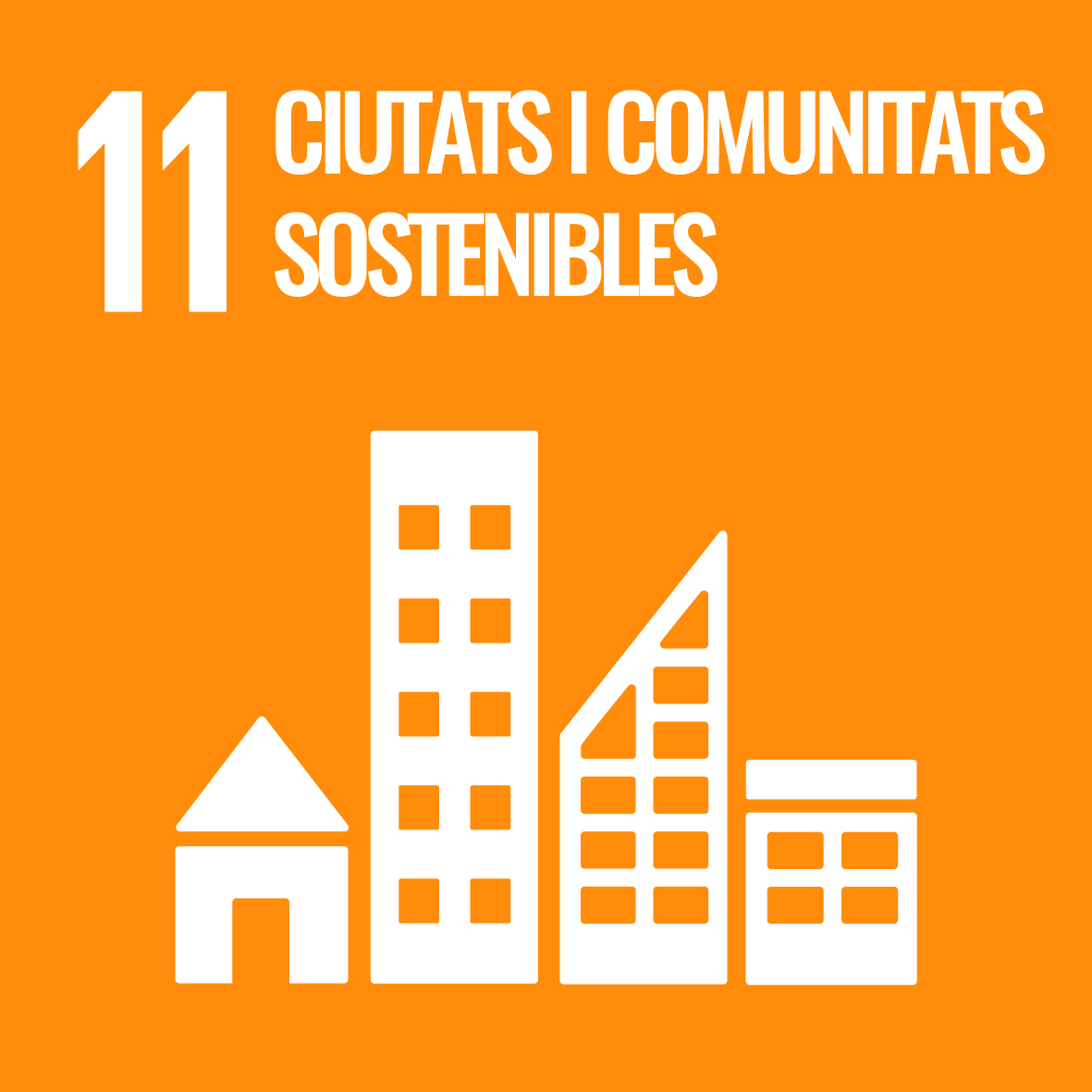 imatge ODS ciutats i comunitats sostenibles