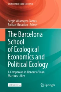 Portada llibre The Barcelona School of Ecological Economics