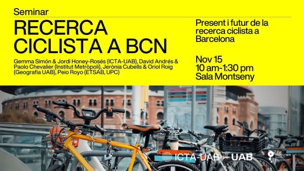 Seminari Recerca ciclista a Barcelona