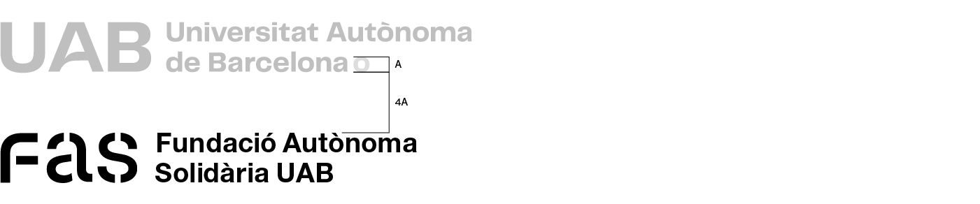 Construcció harmonitzacio de la composició vertical amb versió 3 del logotip UAB