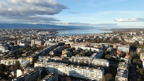 Vista de Ginebra (Suïssa)