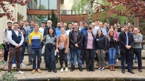 Foto de Grup al curs de polímers a Lió