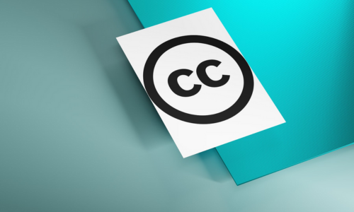 document with the Creative Commons logo