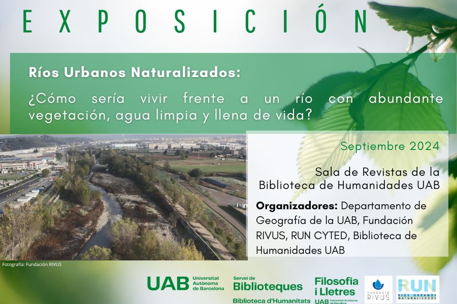 Cartel Exposición BH Ríos Urbanos Naturalizados