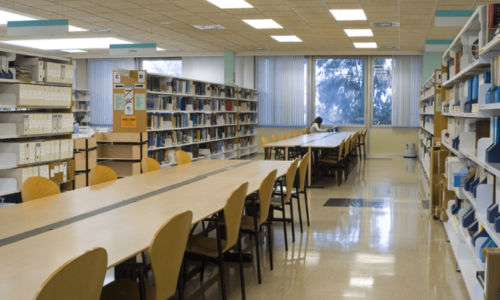 imagen de la Biblioteca Universitària de Medicina i Infermeria Vall d'Hebron