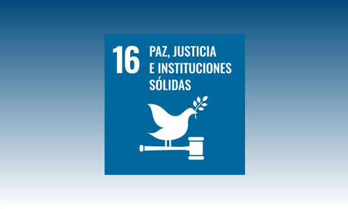 Imagen ODS Paz justicia e instituciones sólidas